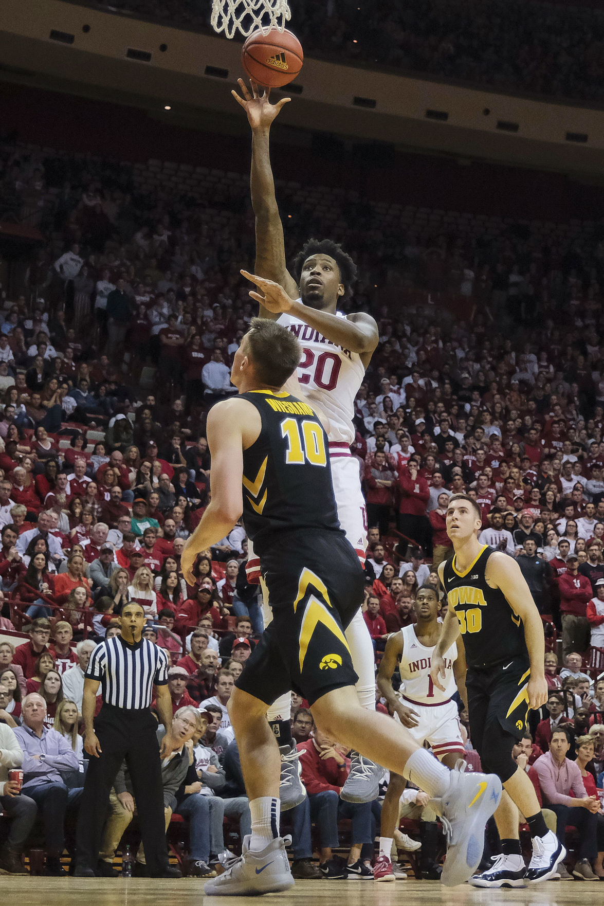 Iowa Indiana Basketball